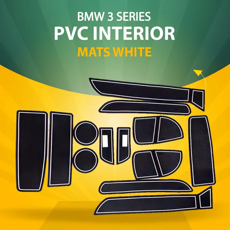 Bmw 3 Series Pvc Interior Mats White 1