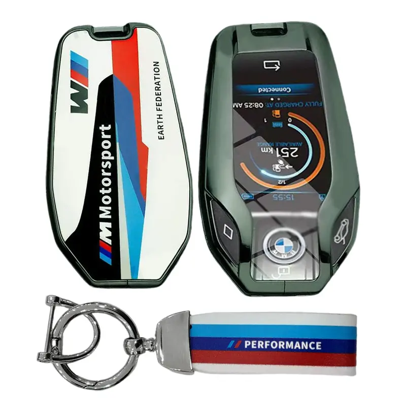 Bmw 5 Series Motorsports Style Premium Zinc Key Cover (Bmw-D4) 1