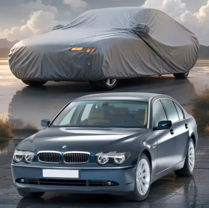 Bmw 7 Series Maximus Non Woven Car Top Cover 2002-2009 - - Scratchproof Waterproof - Without Belt 1