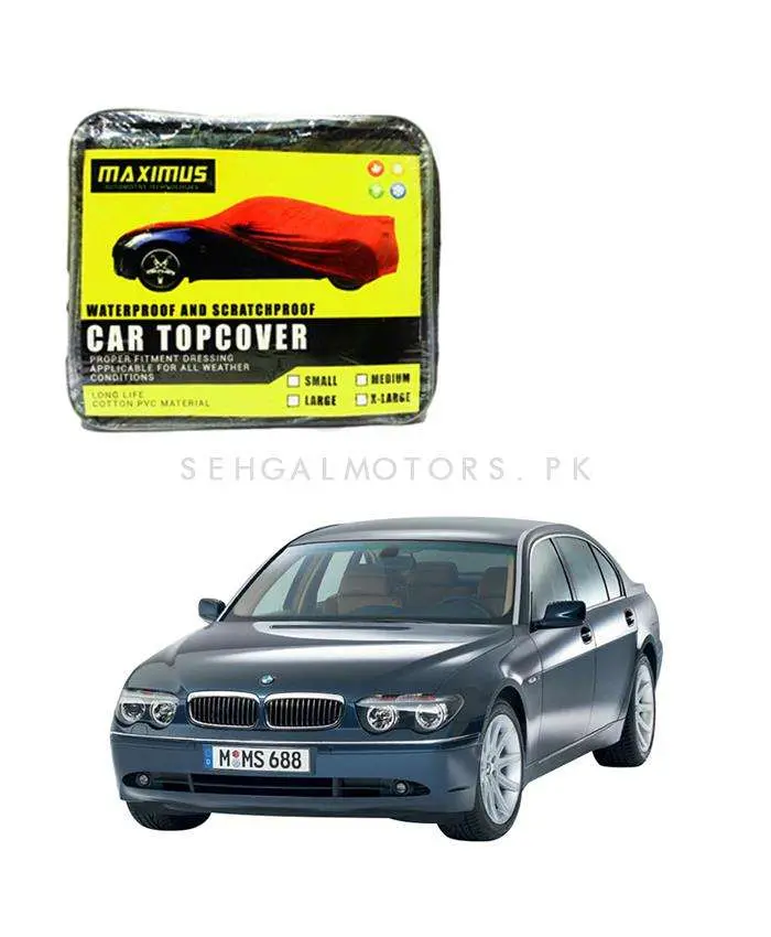 Bmw 7 Series Maximus Non Woven Car Top Cover 2002-2009 - - Scratchproof Waterproof - Without Belt 2