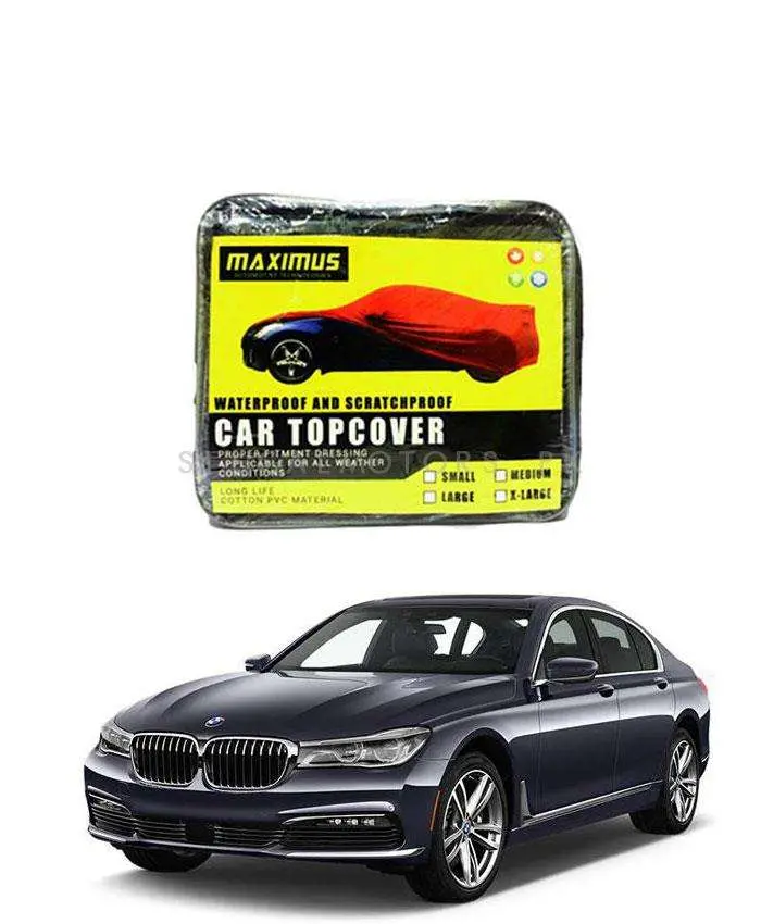 Bmw 7 Series Maximus Non Woven Top Cover 2016-2019 - Scratchproof And Waterproof - Without Belt 1