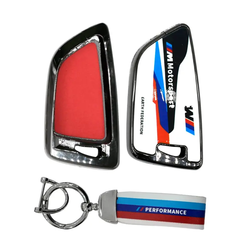 Bmw 7 Series Motorsports Style Premium Zinc Key Cover (Bmw-B3) 1