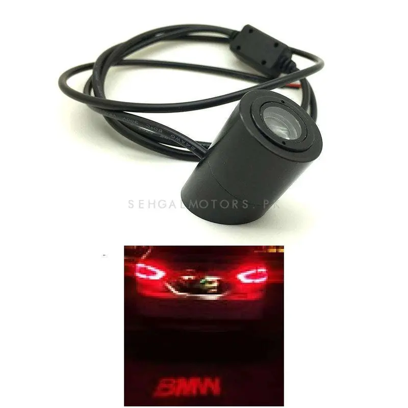 Bmw Back Laser Light Shadow Logo 2