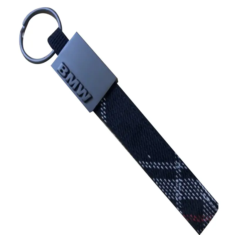Bmw Logo Luxury Slim Style Fabric Keychain 1