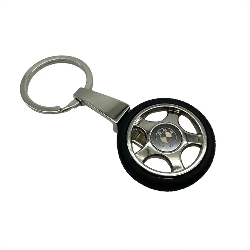 Bmw Logo Tire Tyre Keychain Keyring 2