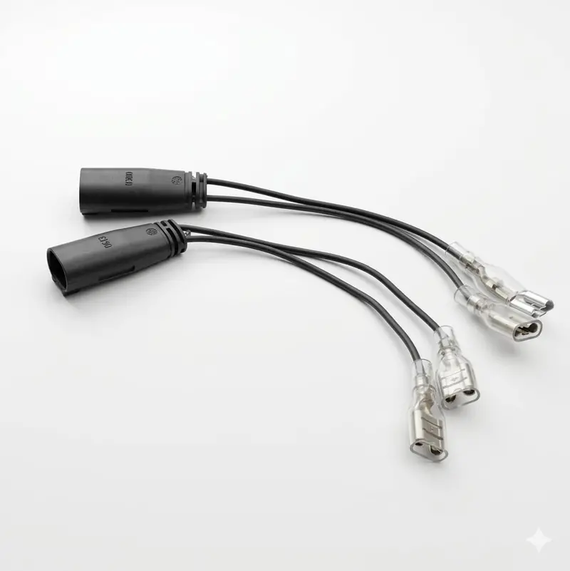 Bmw Oem Durable Horn Wiring Grip Adapter Pair Os08 1