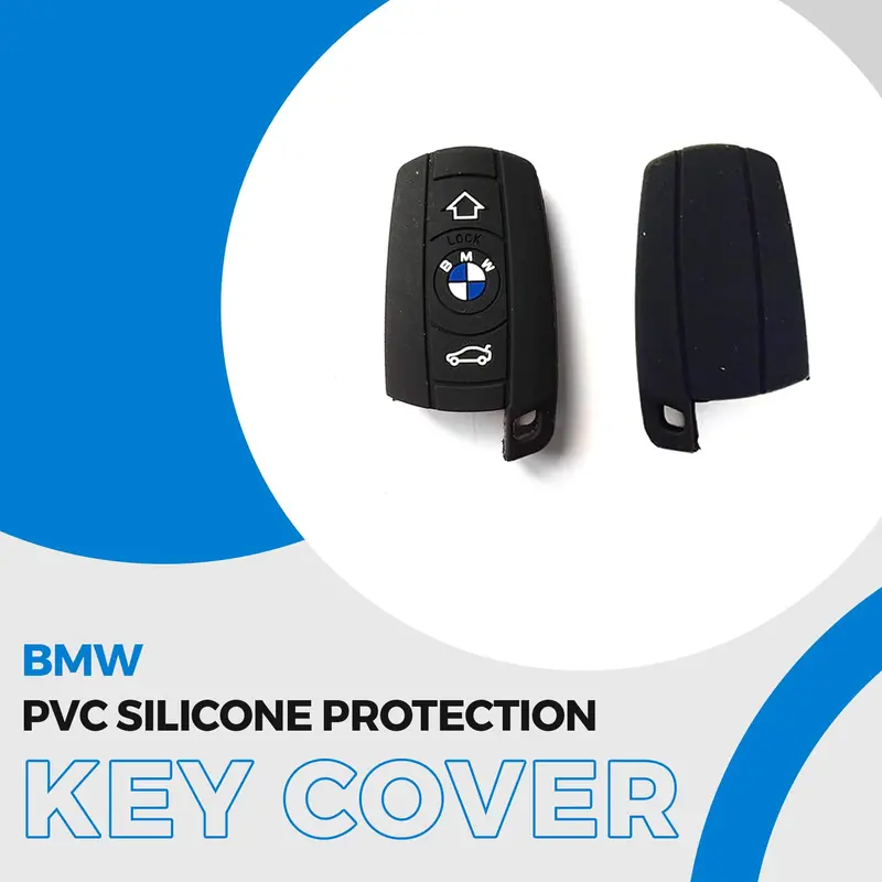 Bmw Pvc Silicone Protection Key - Full Cover Remote Case | Keyless Protector Jacket | Silicone Key Case 1
