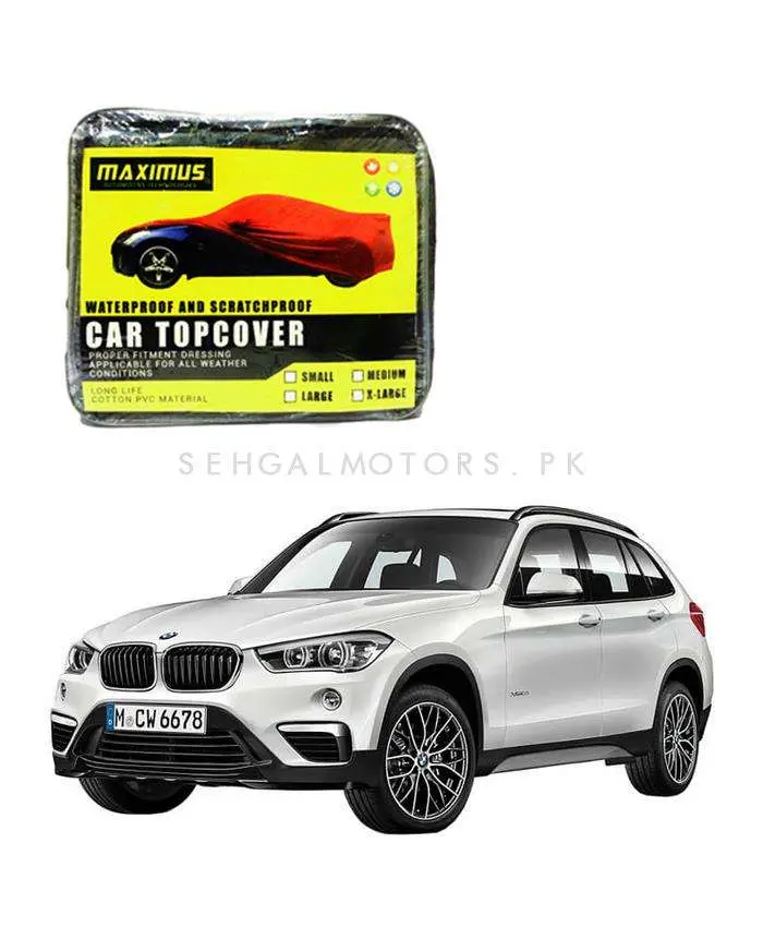 Bmw X1 Series Maximus Non Woven Car Top Cover 2016-2019 - - Scratchproof And Waterproof - Without Belt 2
