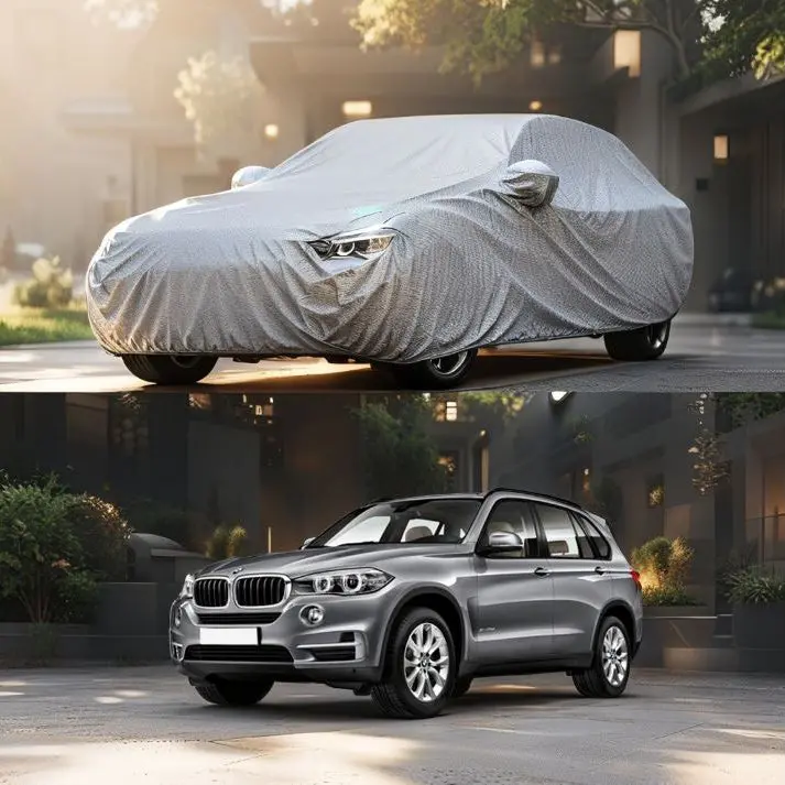 Bmw X5 Series Maximus Non Woven Car Top Cover 2013-2017 - - Scratchproof Waterproof - Without Belt 1