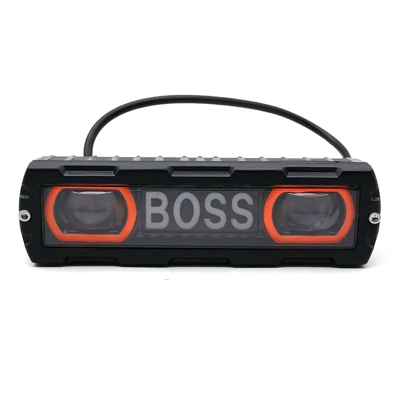 Boss Slim 2 Led Smd Projector Style Fog Light With Drl For Bikes 6015 2