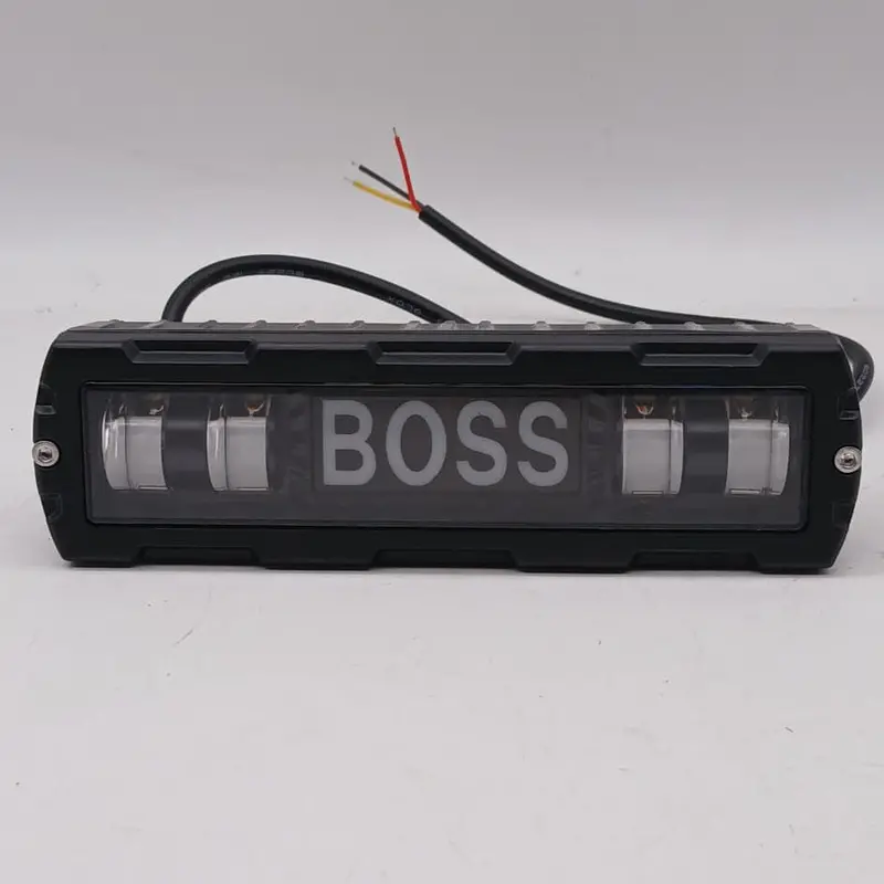 Boss Slim 4 Led Smd Projector Style Fog Light With Drl For Bikes 6001 2