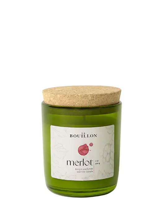 Bougie Merlot- La Bouillon 1