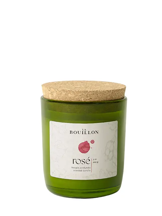 Bougie Rosé- La Bouillon 1
