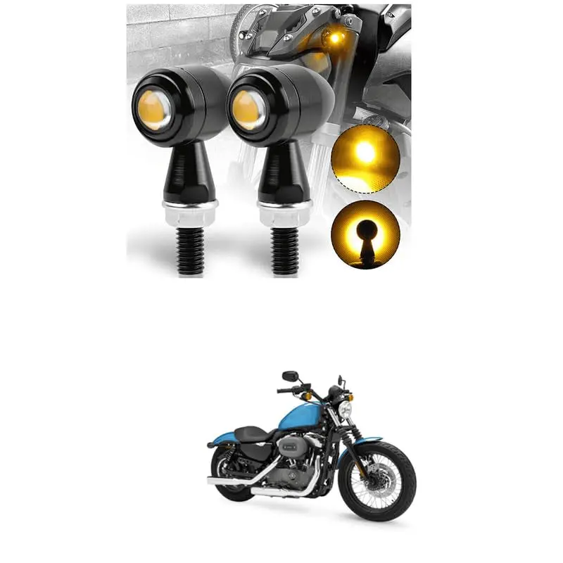 Bullet Style Indicator Yellow Pair 2