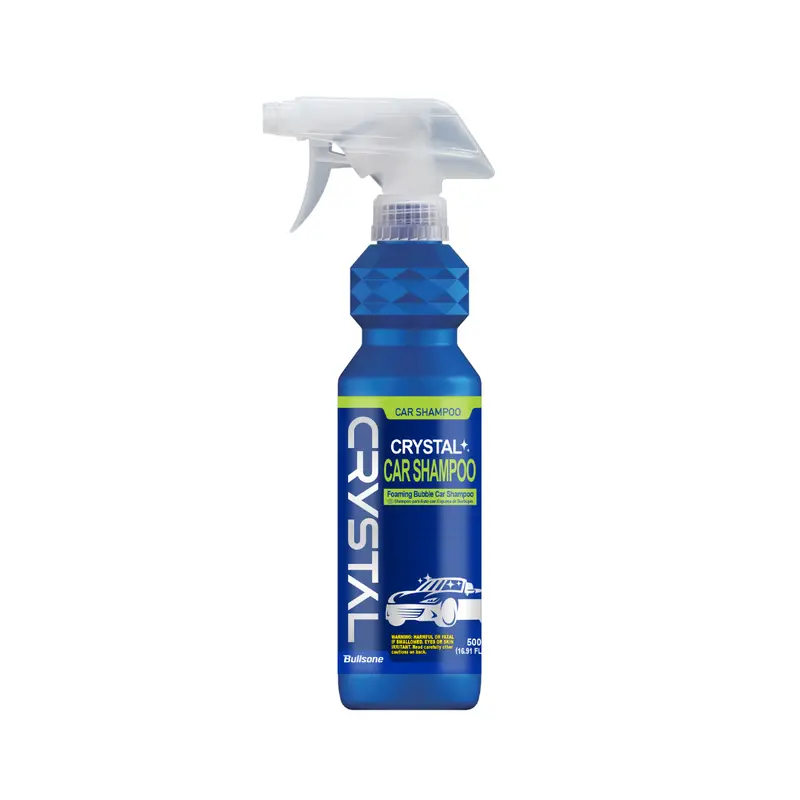 Bullsone Crystal Car Shampoo 500Ml (2022 Edition) Foaming Spray For Diy Grooming, Car Care 1