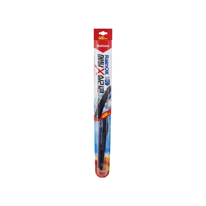 Bullsone Rainok Metal X Silicon Wiper Blade, Rain Repellent 650Mm 400Mm 1