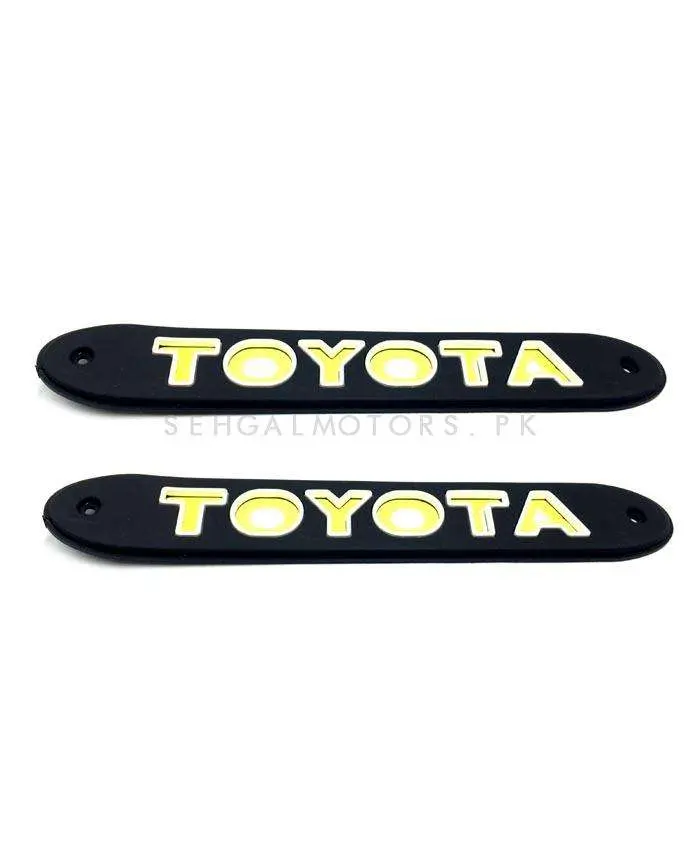 Bumper Flexible Drl With Toyota Logo - Led Smd Drl | Daytime Running Lights | Car Styling Led Day Light | 2