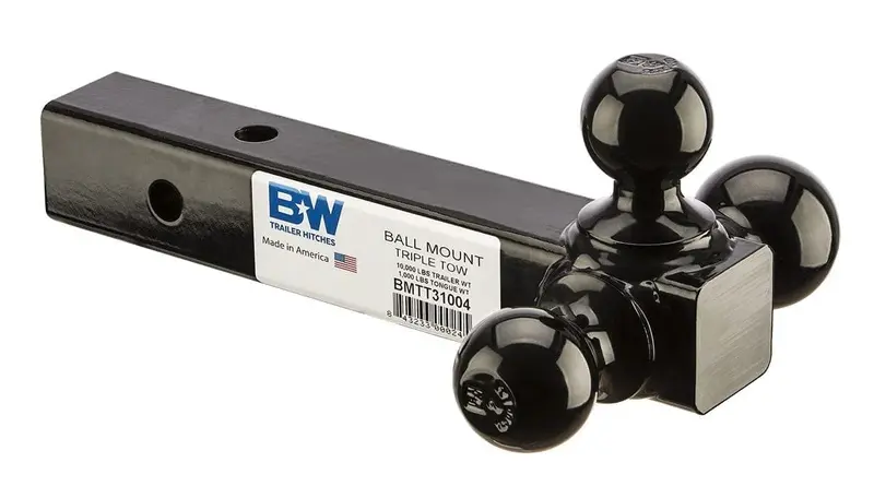 B&W Hitches 10K Triple Tow Ball Mnt-Pcwbag 1