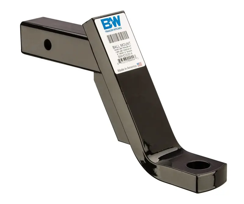 B&W Hitches 2.5" Ball Mount 16K 6" Drop 1