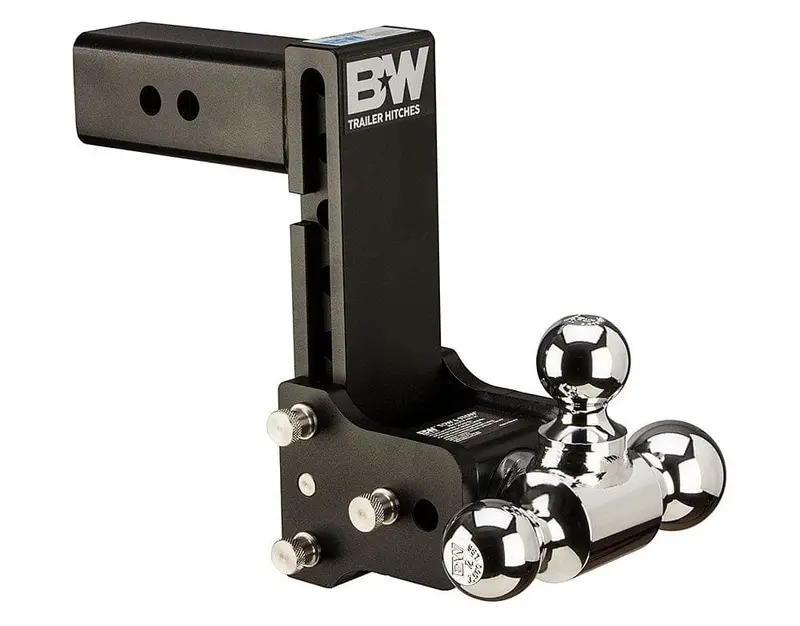 B&W Hitches 2.5 Model 10 Blk T&S Tri Ball 1