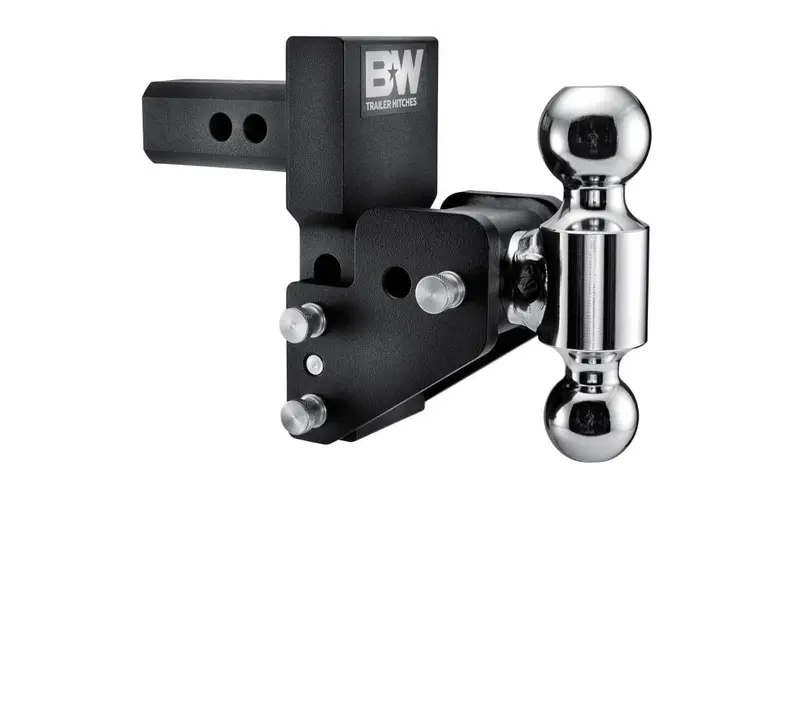 B&W Hitches 2 In Model 7 Blk T&S Dual Ball For Multi-Pro Tailgate 1
