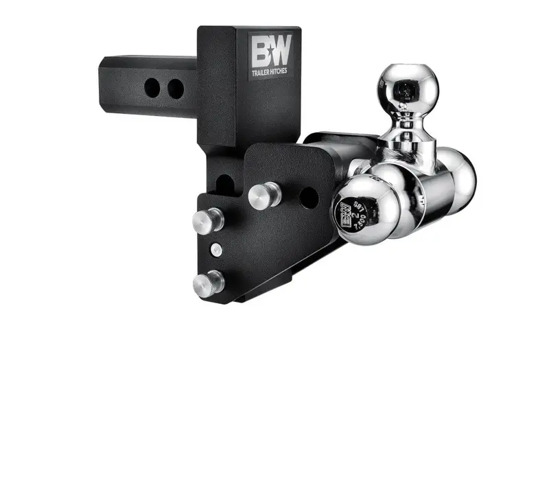 B&W Hitches 2 In Model 7 Blk T&S Tri Ball For Multi-Pro Tailgate 1
