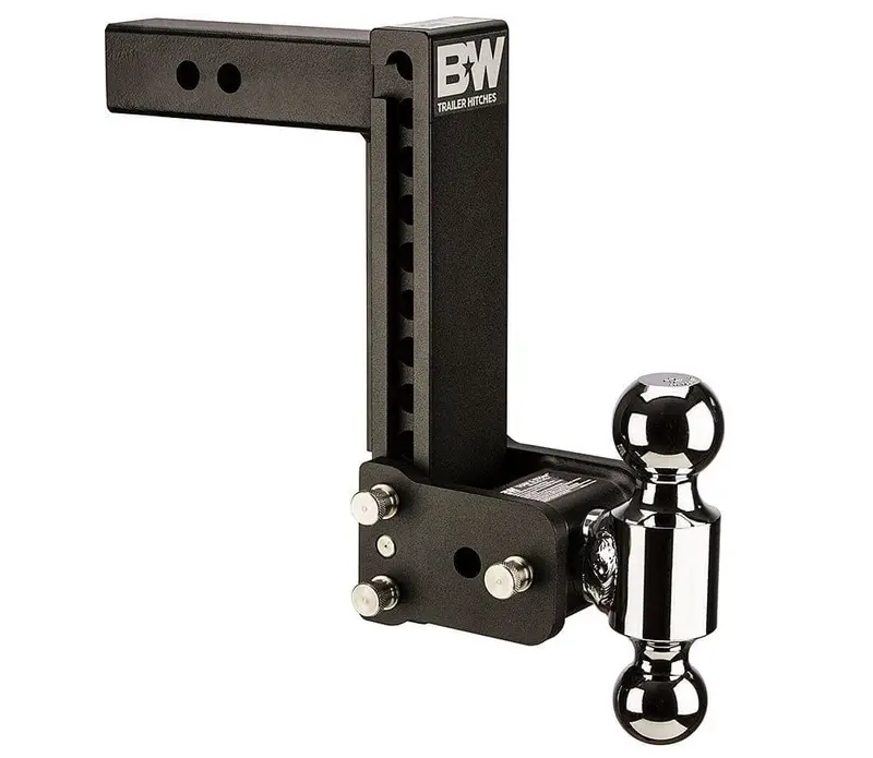 B&W Hitches 2" Shank Black Powder-Coat Tow & Stow 1