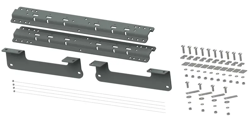B&W Hitches 2004-2014 Ford F-150 Custom Installation Kit For Universal Mounting Rails 1