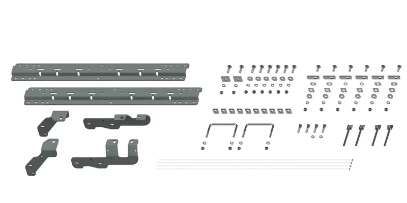B&W Hitches 2019-2020 Ram 1500 Custom Installation Kit For Universal Mounting Rails 1