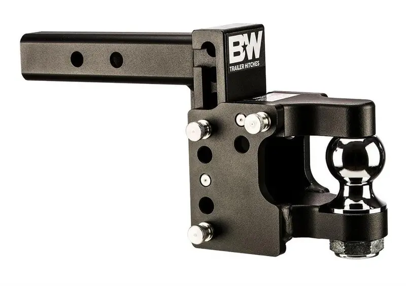 B&W Hitches 8" Blk T&S, 2" Ball Pintle 1
