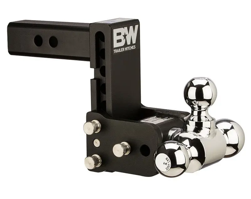 B&W Hitches 8" Blk T&S, Tri-Ball-Boxed 1