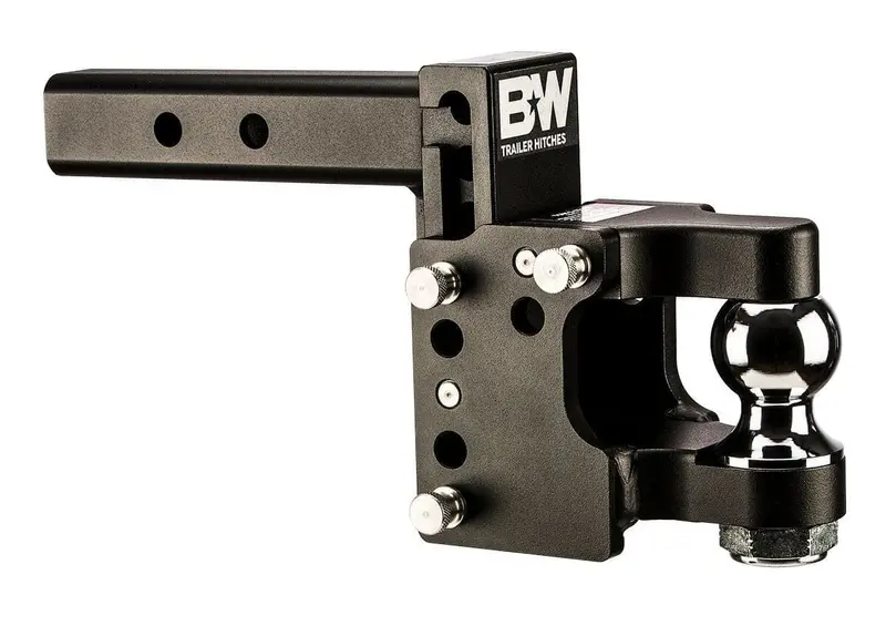 B&W Hitches 8" Blk T&S,2 5/16" Ball Pintle 1