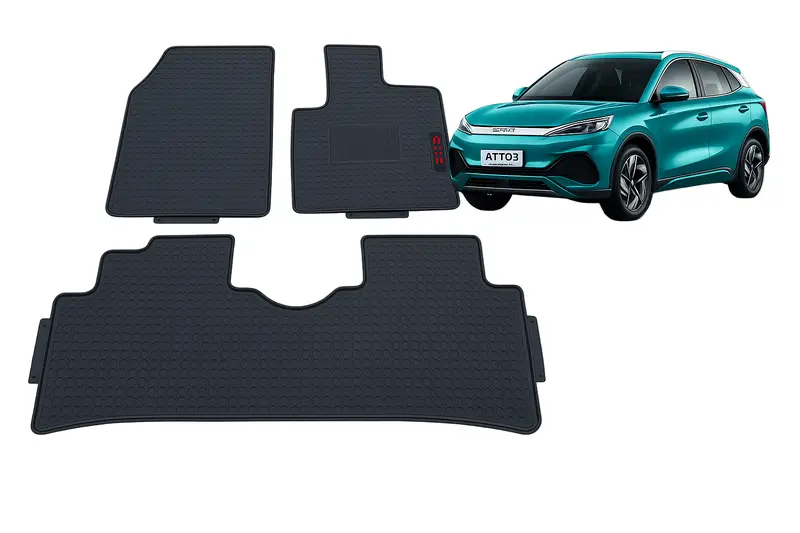 Byd Atto3 Rubber Floor Mats Model: 2025 1