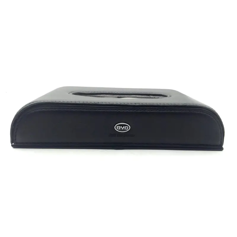 Byd Logo Car Tissue Holder Case Box 5Cm - Black 2