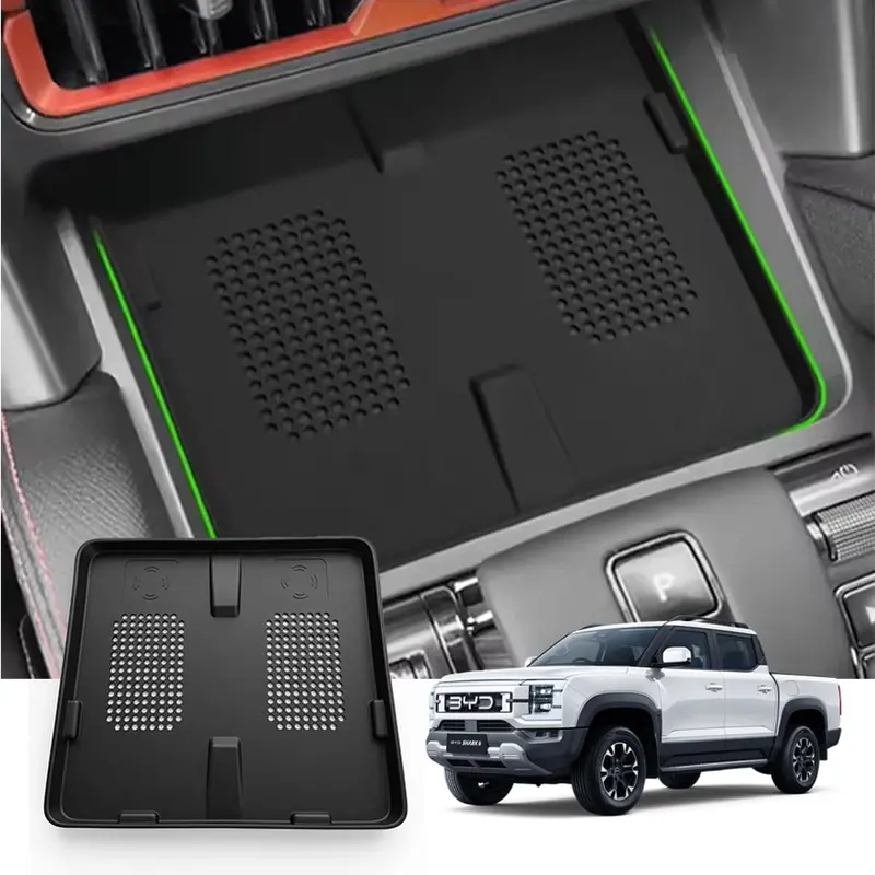 Byd Shark 6 Car Armrest Storage Box Wireless Charger Panel Mat 2025 - 2026 1
