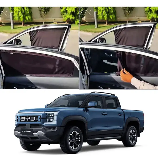 Byd Shark 6 Custom Fit Retractable Curtains 2025 - 2026 1