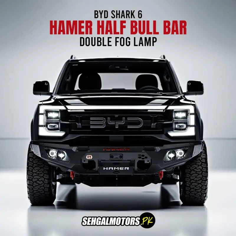 Byd Shark 6 Hamer Half Bull Bar Double Fog Lamp 2025 - 2026 1