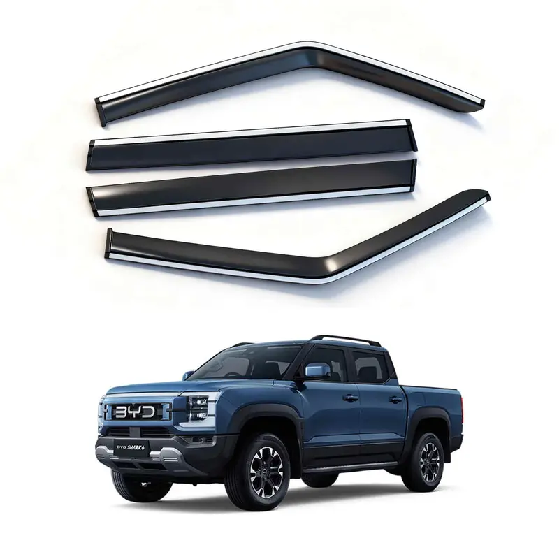 Byd Shark 6 Maximus Txr Air Press Sun Visor With Chrome 4 Pcs 2025 - 2026 2
