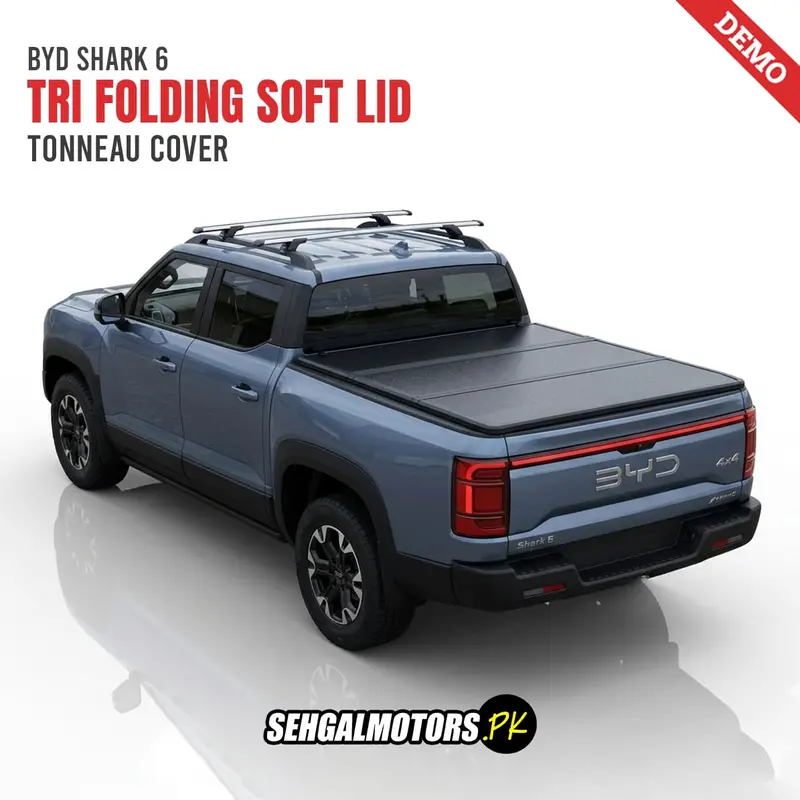 Byd Shark 6 Tri Folding Hard Lid Tonneau Cover 1