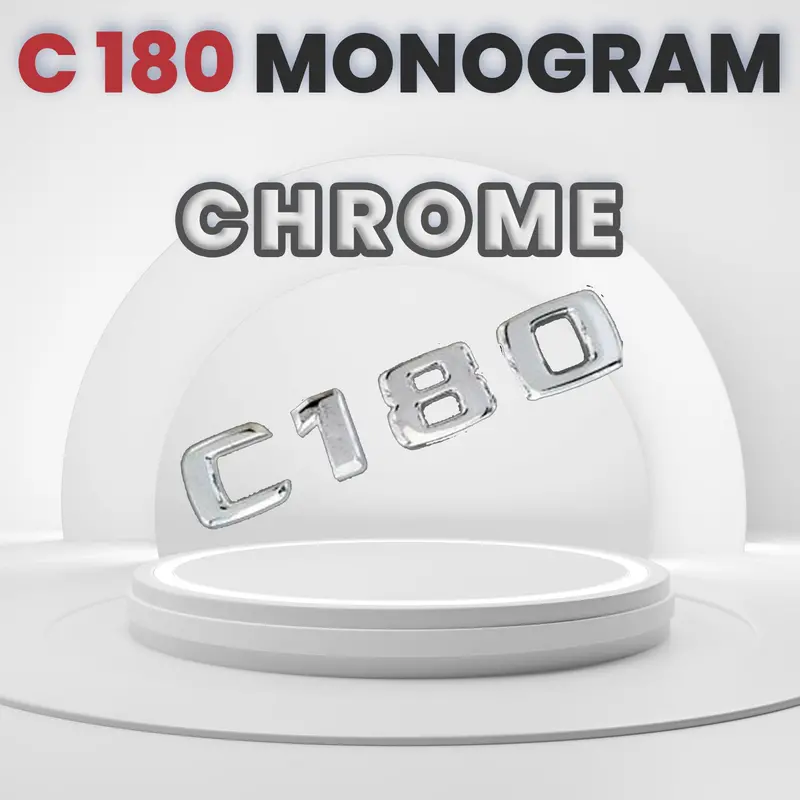 "C180" Monogram (Chrome) 1