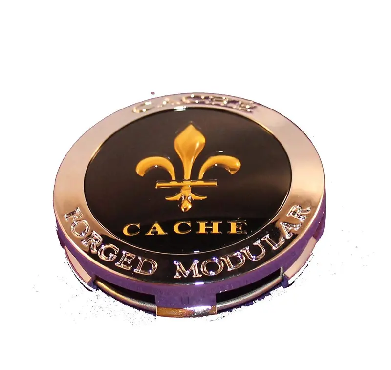 Cache Wheels 1001-23 Custom Center Cap Chrome (Set Of 2) 1