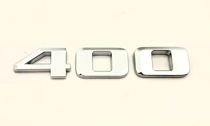 Cadillac 2020 "400" Emblem 1