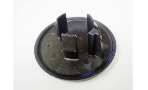 Cadillac Chevrolet Gmc Brown Cocoa Rear Seat Bolt Cap Cover Factory Gm #25858335 2