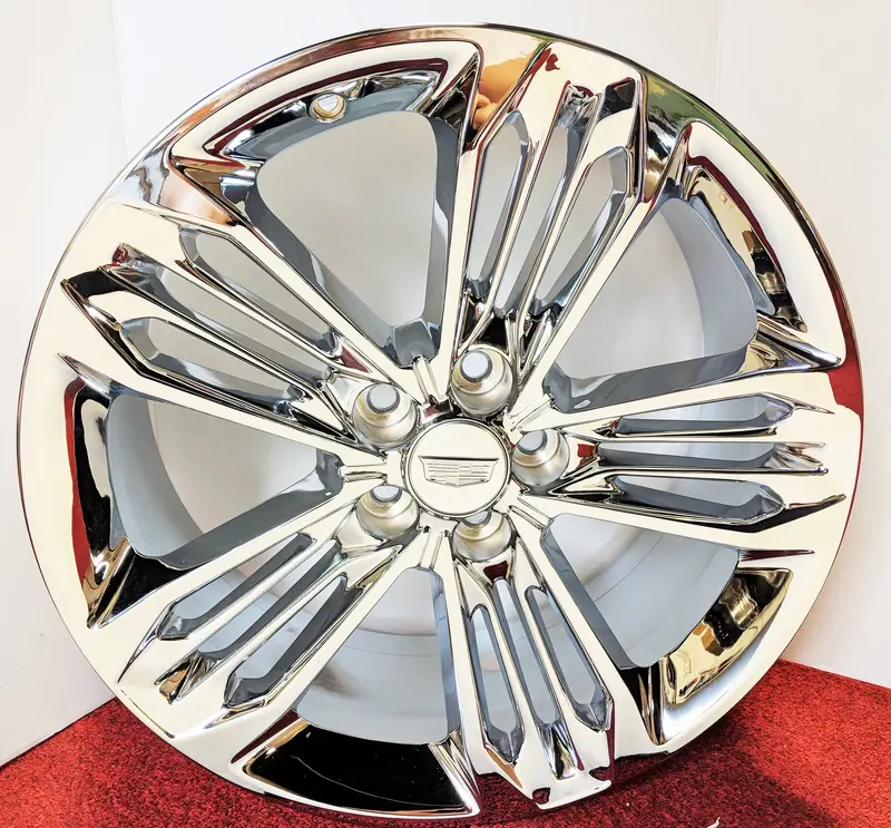 Cadillac Factory V Series Triple Chrome Plated Wheels 20" Super Rare 4865 1