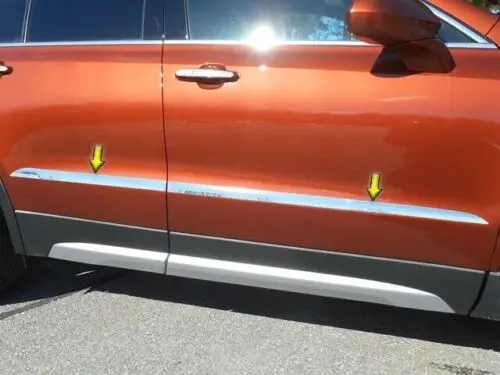 Cadillac Xt4 Stainless Steel 4 Pc Body Side Molding Accent Trim 1