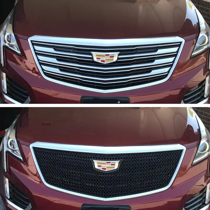 Cadillac Xt5 Gloss Black Grille Overlay 2017 Thru 2019 Abs6483blk 1