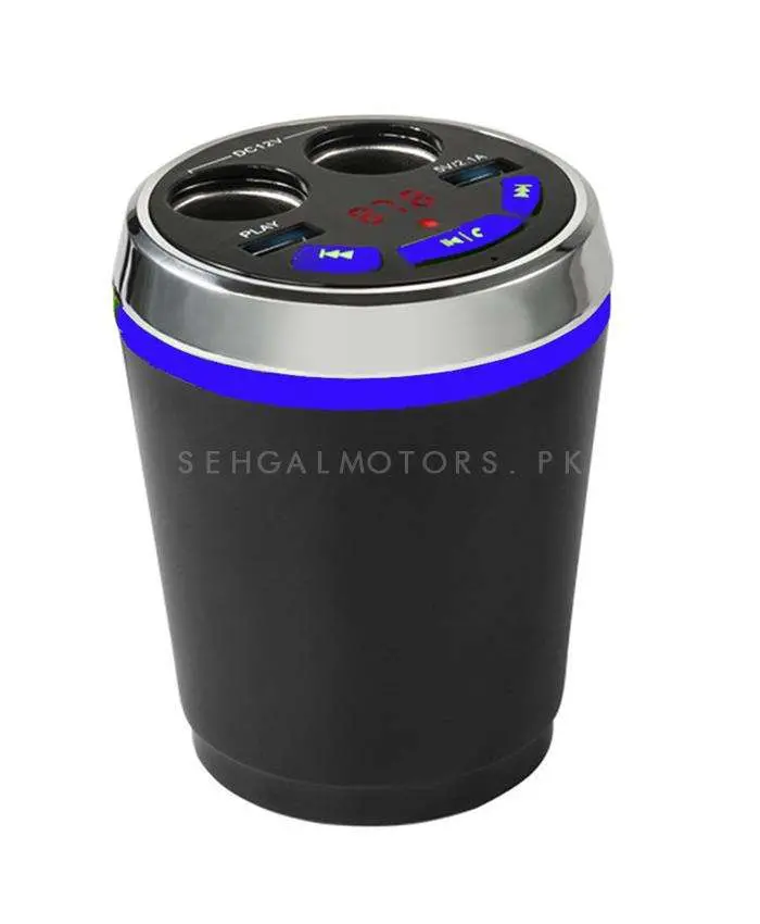 Car 3.1A Mobile Charger Bluetooth Usb - Multi-Functional Cigarette Lighter | Mp3 Player For Music Streaming Via Bluetooth On Fm Supported Dvd Or Cd 2