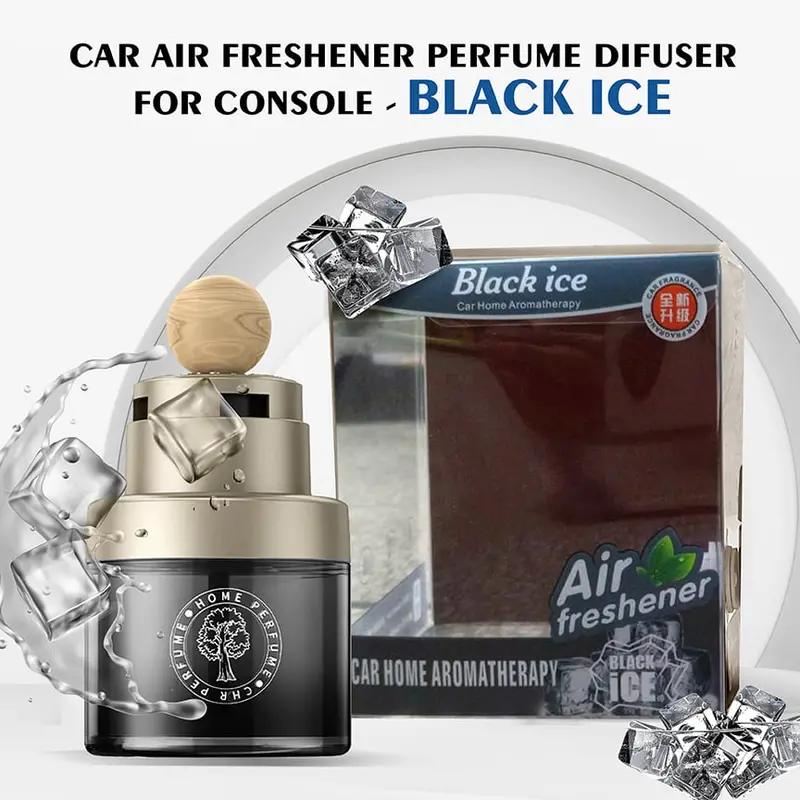 Car Air Freshener Perfume Diffuser For Console - Black Ice 1