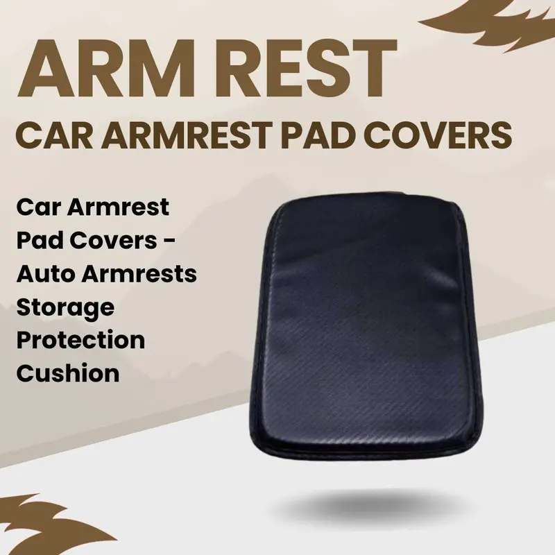 Car Armrest Pad Covers - Auto Armrests Storage Protection Cushion 1