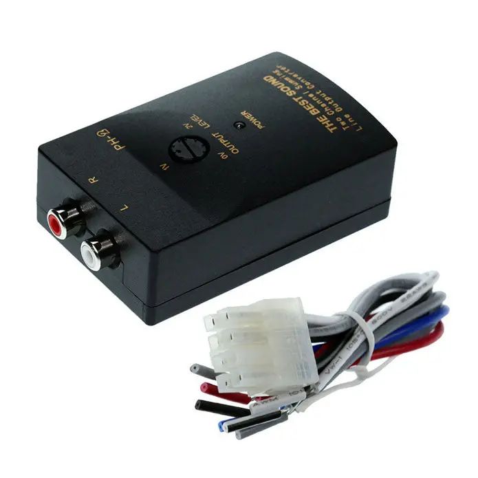 Car Audio Rca Speaker High To Low Level Output Converter Adapter Ph-2 2